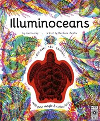 Illuminoceans: Dive deep into the ocean with your magic three-colour lens cena un informācija | Grāmatas pusaudžiem un jauniešiem | 220.lv