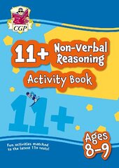 11plus Activity Book: Non-Verbal Reasoning - Ages 8-9 cena un informācija | Grāmatas pusaudžiem un jauniešiem | 220.lv