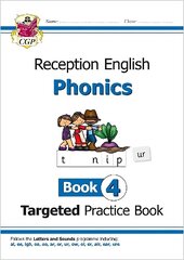 Reception English Phonics Targeted Practice Book - Book 4 cena un informācija | Grāmatas pusaudžiem un jauniešiem | 220.lv