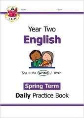 KS1 English Year 2 Daily Practice Book: Spring Term cena un informācija | Grāmatas pusaudžiem un jauniešiem | 220.lv