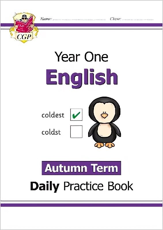 KS1 English Year 1 Daily Practice Book: Autumn Term cena un informācija | Grāmatas pusaudžiem un jauniešiem | 220.lv