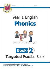 KS1 English Year 1 Phonics Targeted Practice Book - Book 2 cena un informācija | Grāmatas pusaudžiem un jauniešiem | 220.lv