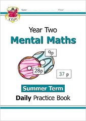 KS1 Mental Maths Year 2 Daily Practice Book: Summer Term cena un informācija | Grāmatas pusaudžiem un jauniešiem | 220.lv