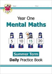 KS1 Mental Maths Year 1 Daily Practice Book: Summer Term cena un informācija | Grāmatas pusaudžiem un jauniešiem | 220.lv