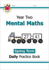 KS1 Mental Maths Year 2 Daily Practice Book: Spring Term cena un informācija | Grāmatas pusaudžiem un jauniešiem | 220.lv