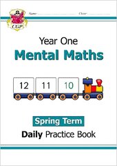 KS1 Mental Maths Year 1 Daily Practice Book: Spring Term cena un informācija | Grāmatas pusaudžiem un jauniešiem | 220.lv