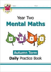 KS1 Mental Maths Year 2 Daily Practice Book: Autumn Term cena un informācija | Grāmatas pusaudžiem un jauniešiem | 220.lv