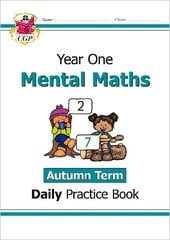 KS1 Mental Maths Year 1 Daily Practice Book: Autumn Term cena un informācija | Grāmatas pusaudžiem un jauniešiem | 220.lv