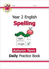 KS1 Spelling Year 2 Daily Practice Book: Autumn Term cena un informācija | Grāmatas pusaudžiem un jauniešiem | 220.lv