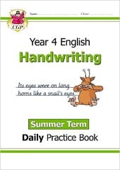 KS2 Handwriting Year 4 Daily Practice Book: Summer Term cena un informācija | Grāmatas pusaudžiem un jauniešiem | 220.lv