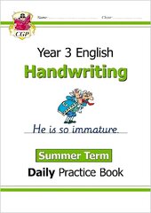 KS2 Handwriting Year 3 Daily Practice Book: Summer Term cena un informācija | Grāmatas pusaudžiem un jauniešiem | 220.lv