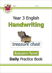 KS2 Handwriting Year 3 Daily Practice Book: Autumn Term cena un informācija | Grāmatas pusaudžiem un jauniešiem | 220.lv