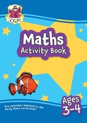 Maths Activity Book for Ages 3-4 (Preschool) cena un informācija | Grāmatas pusaudžiem un jauniešiem | 220.lv