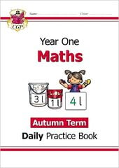 KS1 Maths Year 1 Daily Practice Book: Autumn Term cena un informācija | Grāmatas pusaudžiem un jauniešiem | 220.lv