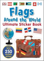 Flags Around the World Ultimate Sticker Book cena un informācija | Grāmatas mazuļiem | 220.lv