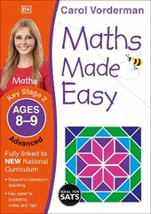 Maths Made Easy: Advanced, Ages 8-9 (Key Stage 2): Supports the National Curriculum, Maths Exercise Book cena un informācija | Grāmatas pusaudžiem un jauniešiem | 220.lv