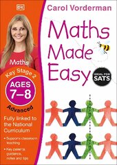 Maths Made Easy: Advanced, Ages 7-8 (Key Stage 2): Supports the National Curriculum, Maths Exercise Book цена и информация | Книги для подростков и молодежи | 220.lv