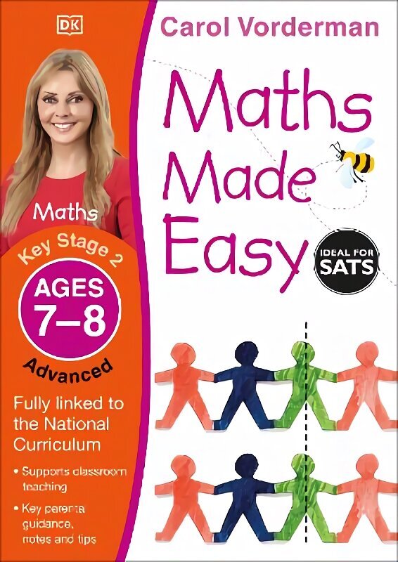 Maths Made Easy: Advanced, Ages 7-8 (Key Stage 2): Supports the National Curriculum, Maths Exercise Book cena un informācija | Grāmatas pusaudžiem un jauniešiem | 220.lv