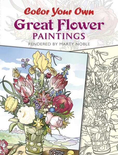 Color Your Own Great Flower Paintings cena un informācija | Grāmatas mazuļiem | 220.lv