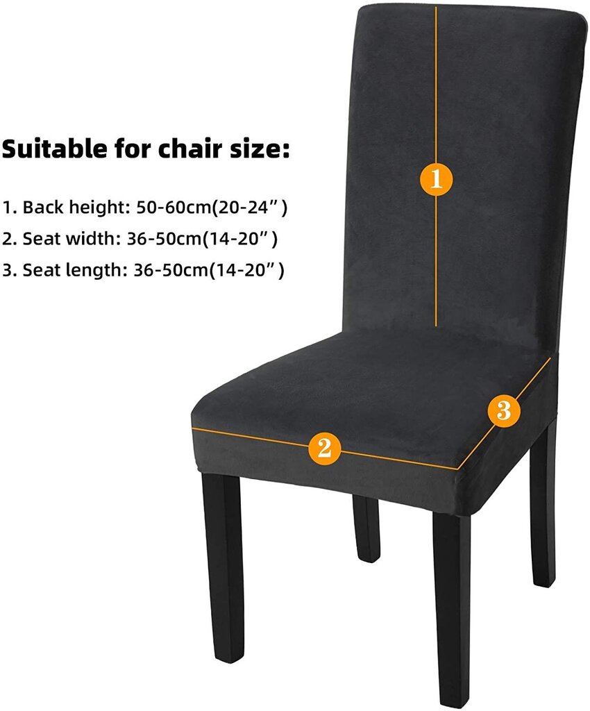 4 daļu kokvilnas krēsla pārvalks brūnā krāsā цена и информация | Mēbeļu pārvalki | 220.lv