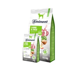 Eminent Lamb & Rice 26/14, mājputnu un kviešu bezglutēna suņu barība/ 3kg cena un informācija | Sausā barība suņiem | 220.lv