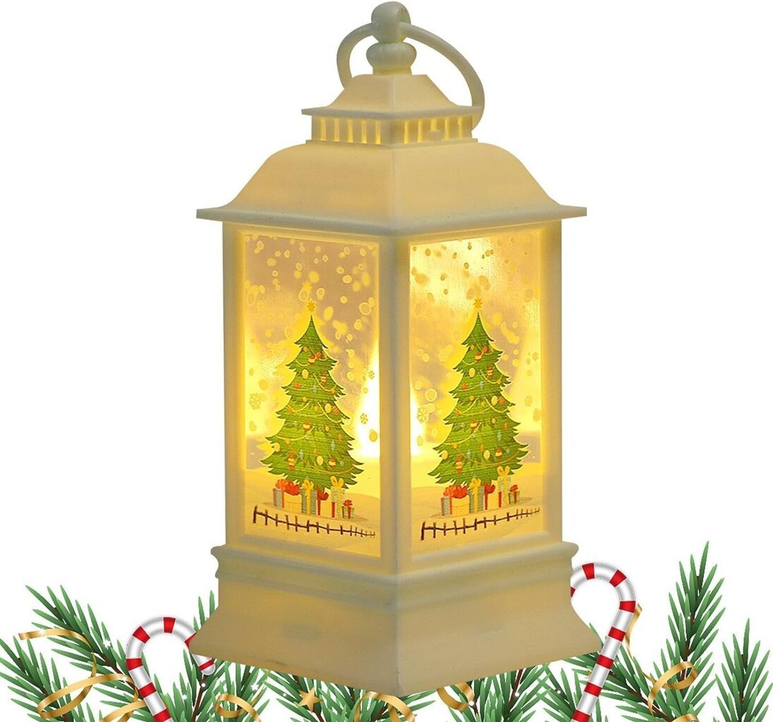 Jaungada elektriskā svece, 14 cm cena un informācija | Ziemassvētku dekorācijas | 220.lv