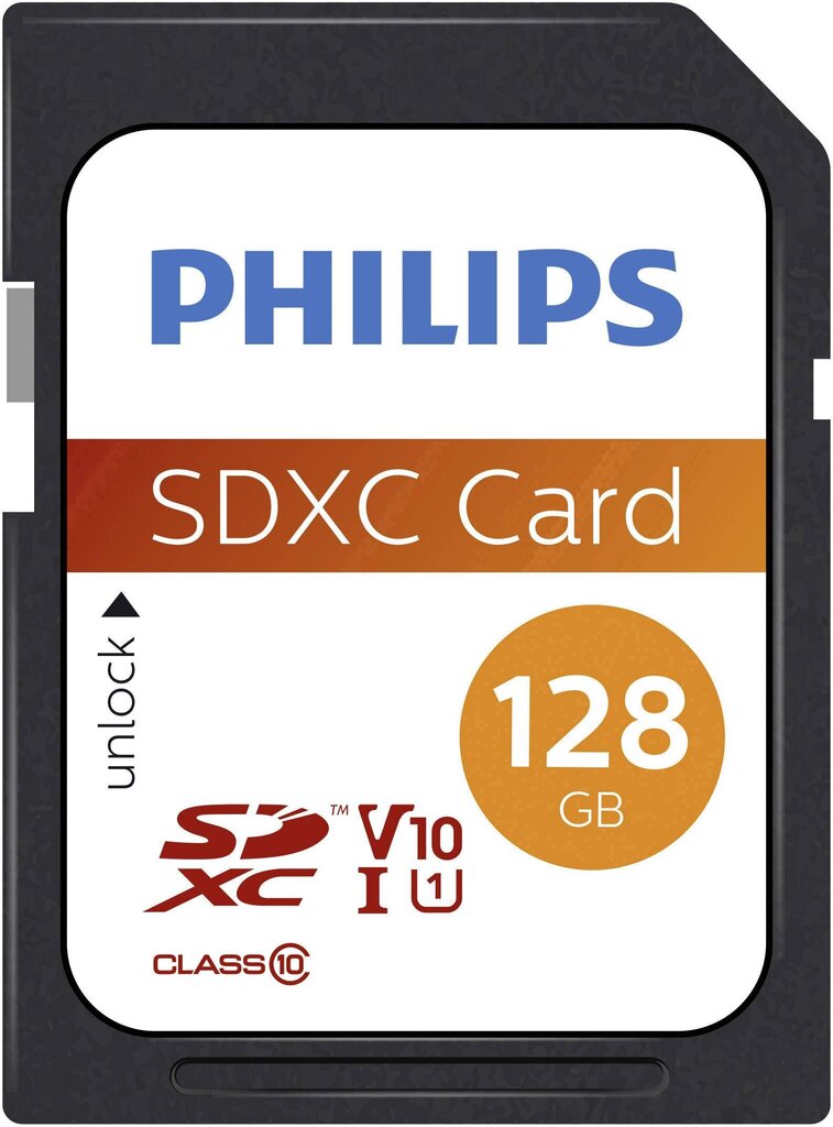 Philips SDXC Card 128GB Class 10 UHS-I U1 cena un informācija | Atmiņas kartes mobilajiem telefoniem | 220.lv