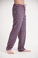 Мужские пижамные брюки в клетку/COTPARK/565-14 цена и информация | Мужские халаты, пижамы | 220.lv