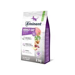 Eminent Adult Cat Chicken 32/14, bezglutēna kaķu barība pieaugušiem kaķiem - vistas garša/ 2kg cena un informācija | Sausā barība kaķiem | 220.lv