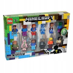 Фигурки Minecraft для конструкторов 12 шт. цена и информация | Конструктор автомобилей игрушки для мальчиков | 220.lv