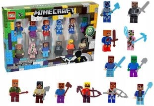 Figūriņas konstruktoriem Minecraft, 12 gab. cena un informācija | Rotaļlietas zēniem | 220.lv