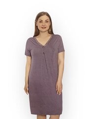 Рубашка из вискозы, фиолетовая с маленькими сердечками/13483 цена и информация | Женские пижамы, ночнушки | 220.lv