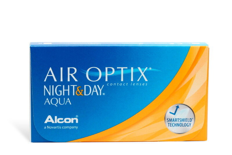Ikmēneša kontaktlēcasi Air Optix Night & Day Aqua R8.40 D14.0, 6 lēcas цена и информация | Kontaktlēcas | 220.lv