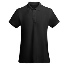 Pieguļošs seviešu polo krekls ar īsām piedurknēm, melns cena un informācija | T-krekli sievietēm | 220.lv