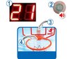 Basketbola komplekts King Sport DM-39881B-1, ar plīša spilvenu, 50 cm цена и информация | Attīstošās rotaļlietas | 220.lv