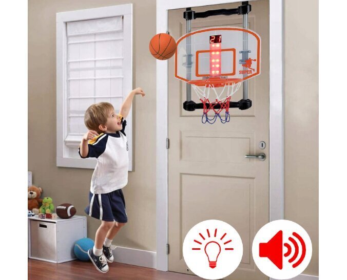 Basketbola komplekts King Sport DM-39881B-1, ar plīša spilvenu, 50 cm цена и информация | Attīstošās rotaļlietas | 220.lv