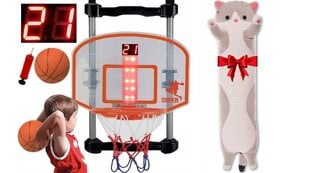 Basketbola komplekts King Sport DM-39881B-1, ar plīša spilvenu, 50 cm цена и информация | Развивающие игрушки | 220.lv