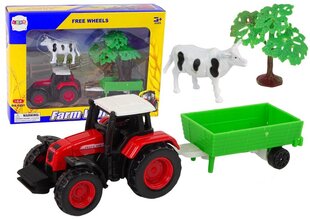 Fermas rotaļlietu komplekts ar traktoru Lean Toys cena un informācija | Rotaļlietas zēniem | 220.lv