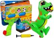 Liela piepūšamā ūdens pistole Lean Toys, zaļa cena un informācija | Ūdens, smilšu un pludmales rotaļlietas | 220.lv