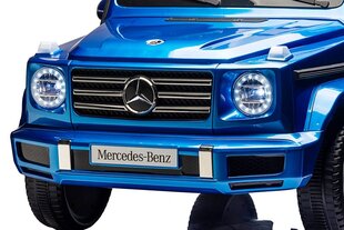 Детский электромобиль Mercedes-Benz G500 с музыкальным модулем, одноместный, синий цена и информация | Электромобили для детей | 220.lv