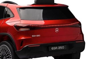 Детский электромобиль Mercedes-Benz EQA 250 с музыкальным модулем, одноместный, красный цена и информация | Электромобили для детей | 220.lv