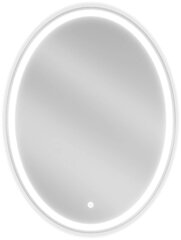 Vannas istabas spogulis Mexen Elz ar LED apgaismojumu, 60 x 80 cm, sudraba krāsā цена и информация | Зеркала в ванную | 220.lv