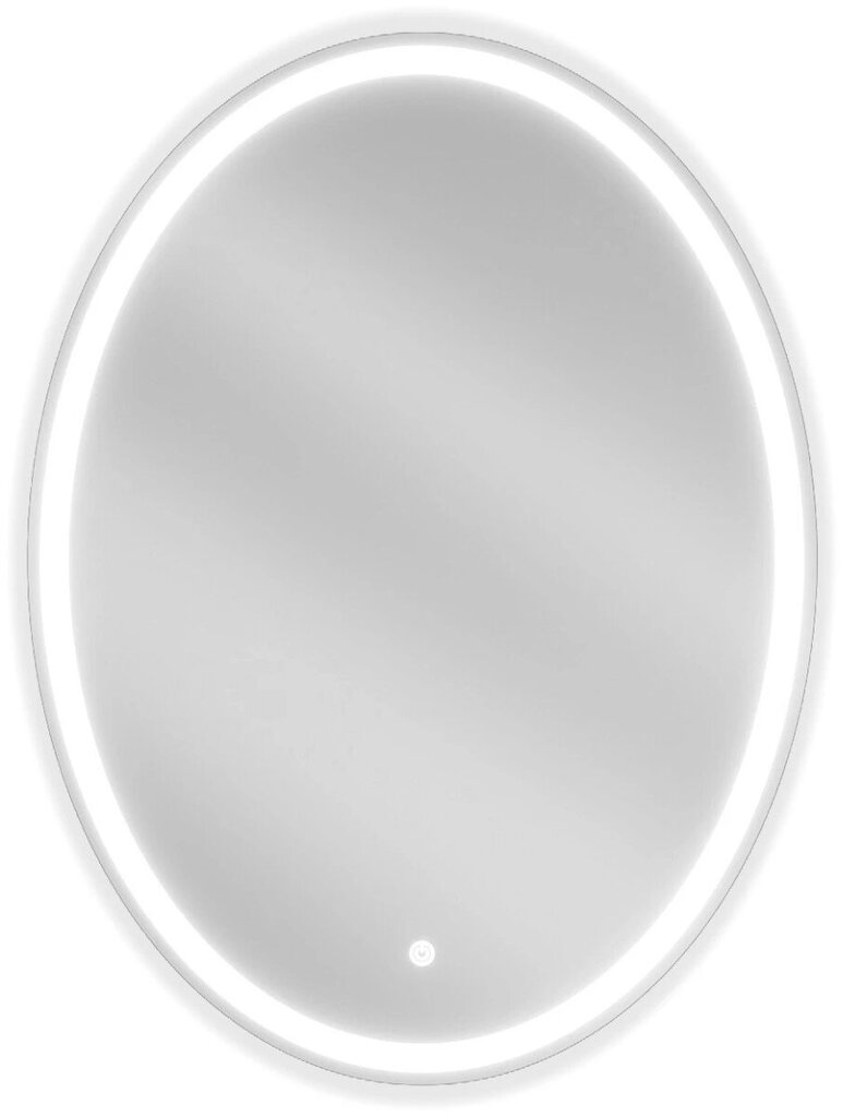 Vannas istabas spogulis Mexen Elz ar LED apgaismojumu, 60 x 80 cm, sudraba krāsā cena un informācija | Vannas istabas spoguļi | 220.lv