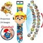 Pulkstenis ar projektoru bērniem Paw Patrol Rubble цена и информация | Bērnu aksesuāri | 220.lv