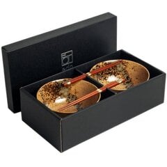 Purobu udon bļodu komplekts, 4 gabali - Edo Japāna cena un informācija | Trauki, šķīvji, pusdienu servīzes | 220.lv