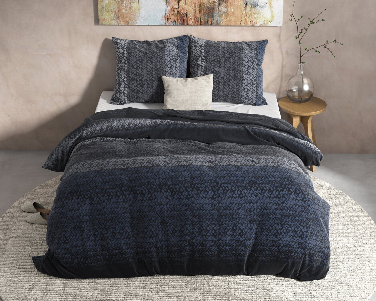 Dream House gultas veļas komplekts Gradient Knits, 200x220, 3 daļas цена и информация | Gultas veļas komplekti | 220.lv