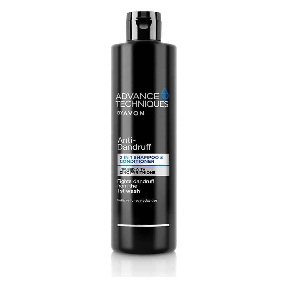 2-in-1 pretblaugznu šampūns un kondicionētājs Avon Advance Techniques, 400 ml цена и информация | Šampūni | 220.lv