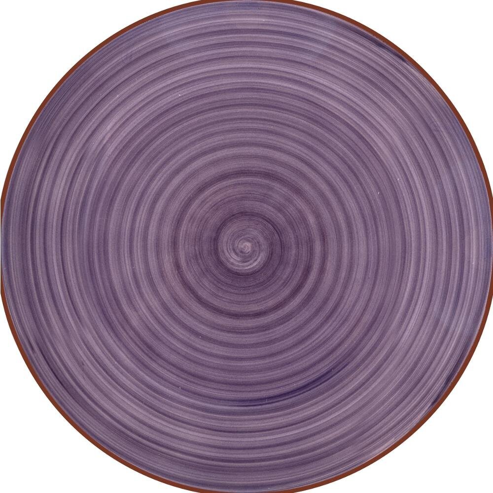 Lamart pusdienu šķīvis Happy, Ø26.8 cm, violets cena un informācija | Trauki, šķīvji, pusdienu servīzes | 220.lv