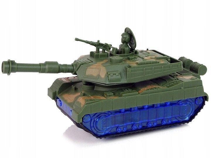 Militārais tanks Lean Toys cena un informācija | Rotaļlietas zēniem | 220.lv