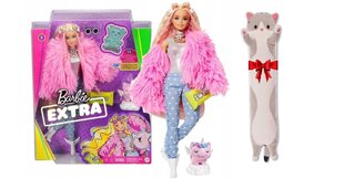 Lelle Barbie Mattel Extra un dāvanu spilvens Cat, 50 cm cena un informācija | Rotaļlietas meitenēm | 220.lv